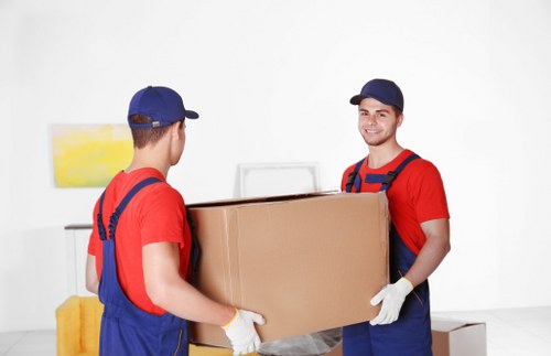Removal team helping with a home move in Crystal Palace