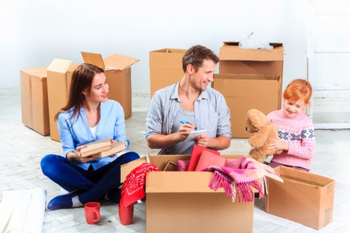 Packing and protecting office equipment for a Crystal Palace relocation