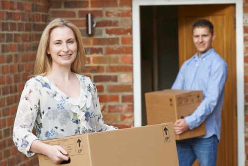 Commercial moving team handling office relocation in Crystal Palace