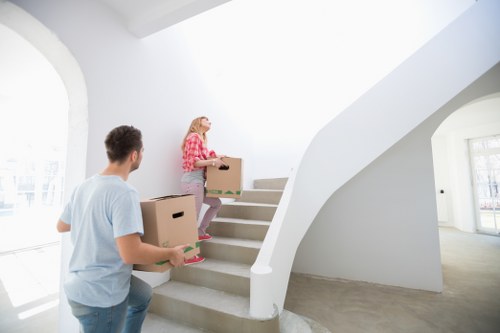 Professional movers loading furniture in Crystal Palace