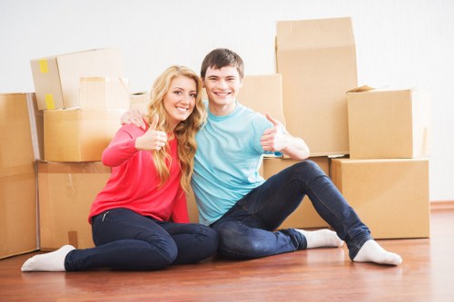 Local movers handling a stair access property in Crystal Palace