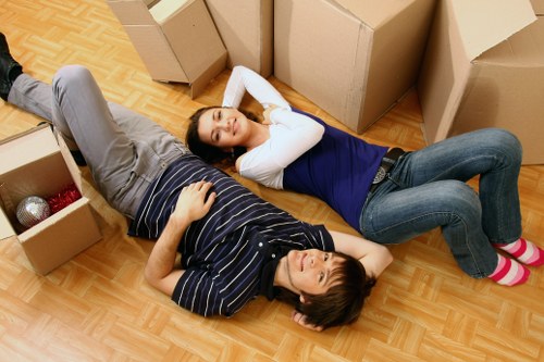 Mixed household furniture prepared for pick-up in Crystal Palace