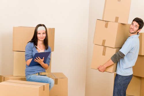 Business relocation packing and loading for a Crystal Palace office